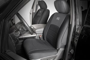 Ram 3500 Seat Covers - Front + Rear - Rough Country - Neoprene - '11-'18
